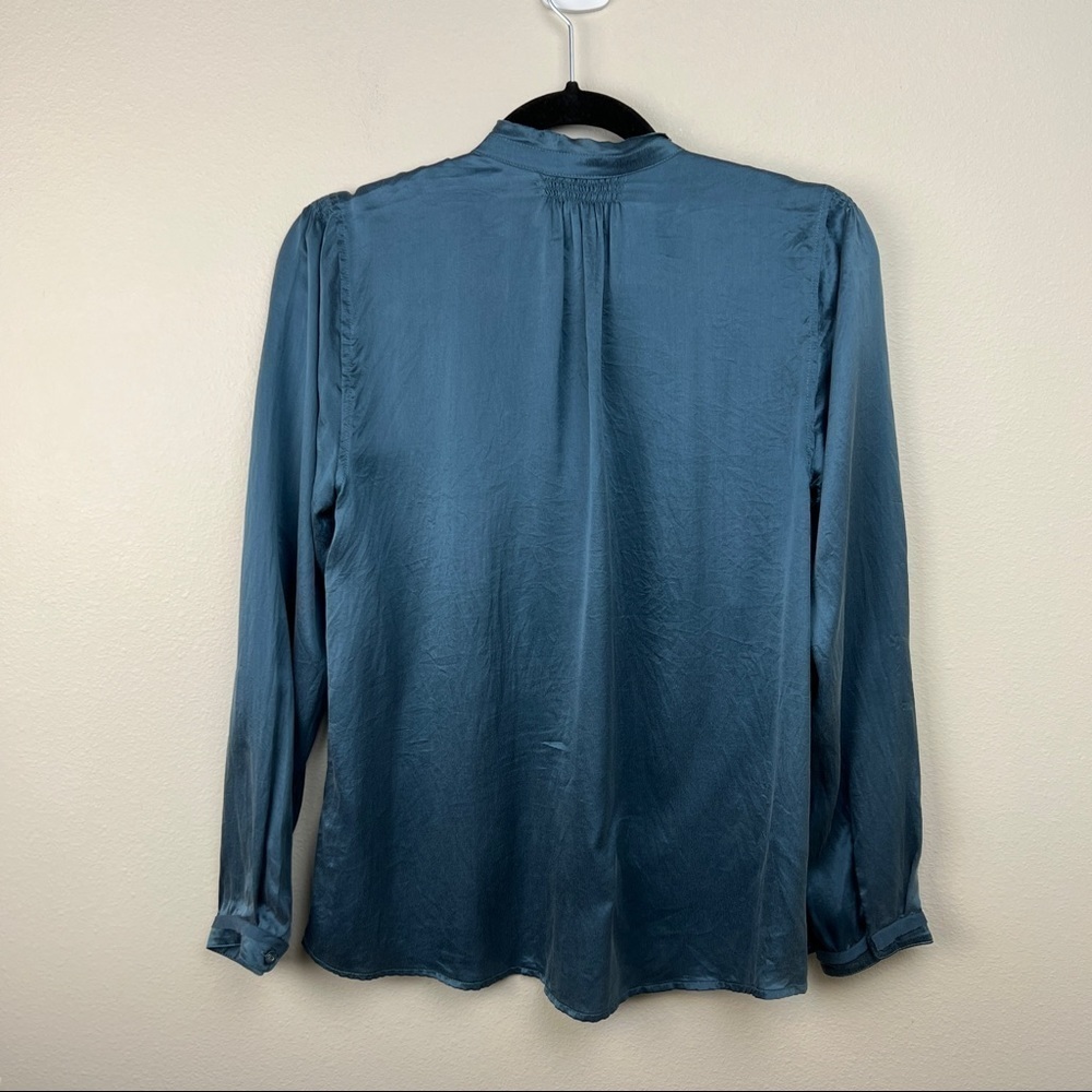 Girl. by Band of Outsiders 100% Silk Blouse - Picture 3 of 6
